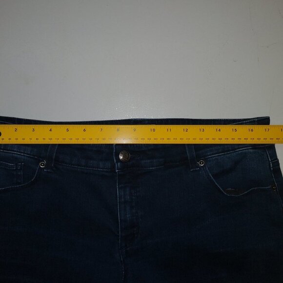 So Slimming by Chico's Ladies Dark Wash Straight Leg Blue Jeans - Picture 8 of 9